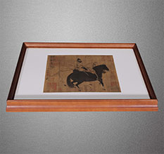 兰州书画装裱配框服务案例